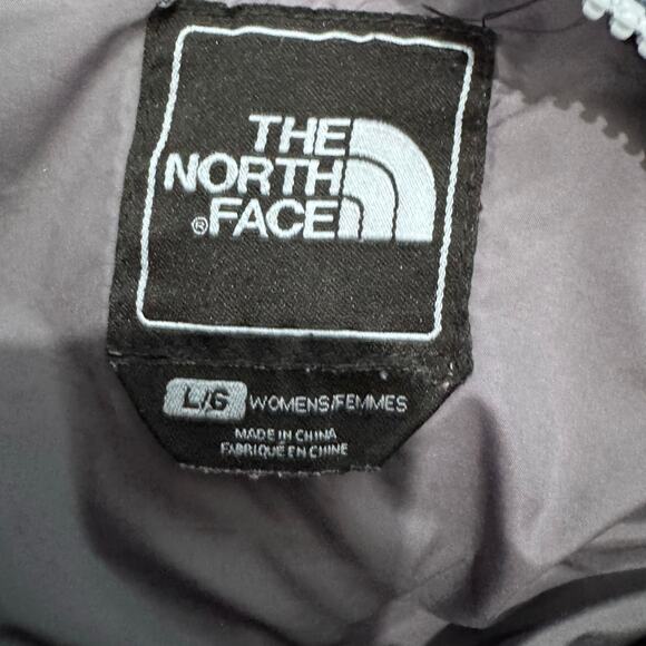 The North Face Women’s Large 550 Down Puffer Jacket Powder Blue - Picture 8 of 10
